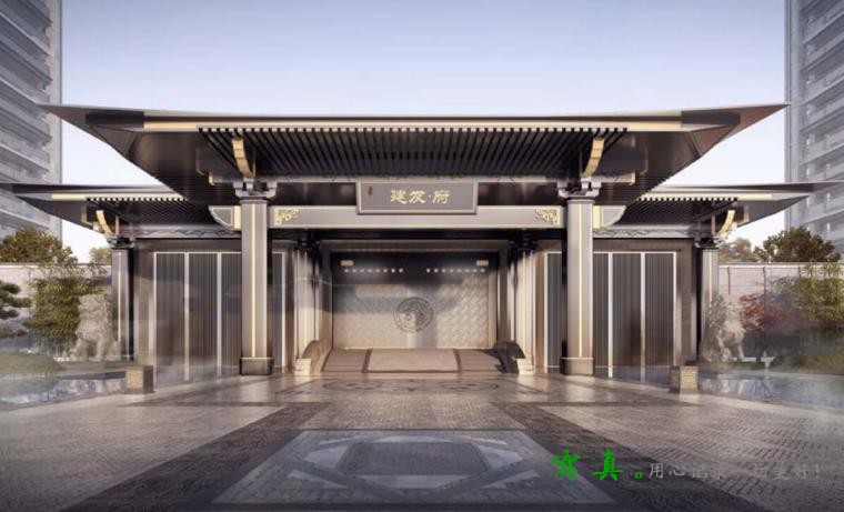 [浙江]禅意中式高层住宅建筑投标方案2020