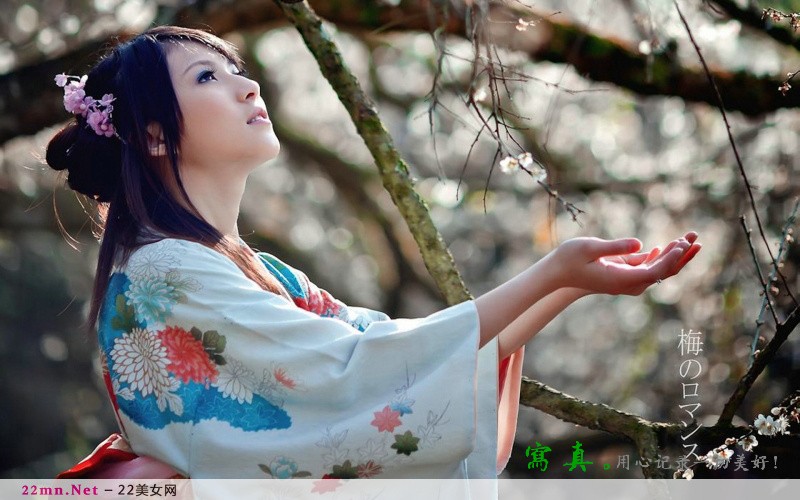 台湾凯渥美女日本和服写真美图