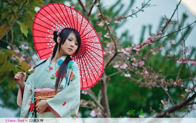 台湾凯渥美女日本和服写真美图9