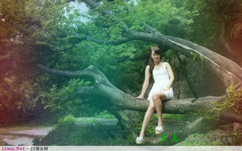 清纯MM户外清新梦幻写真图片7